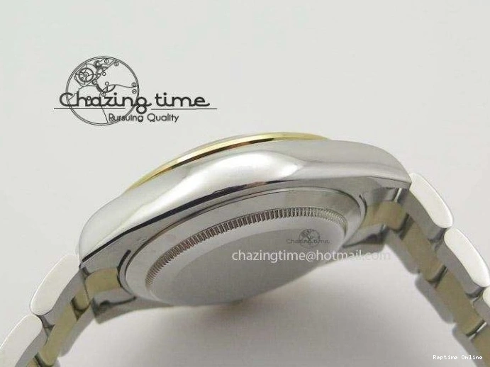 0128 ModernLook Daytona 116523 SS YG White Dial On SS YG Bracelet A7750 JF 4028